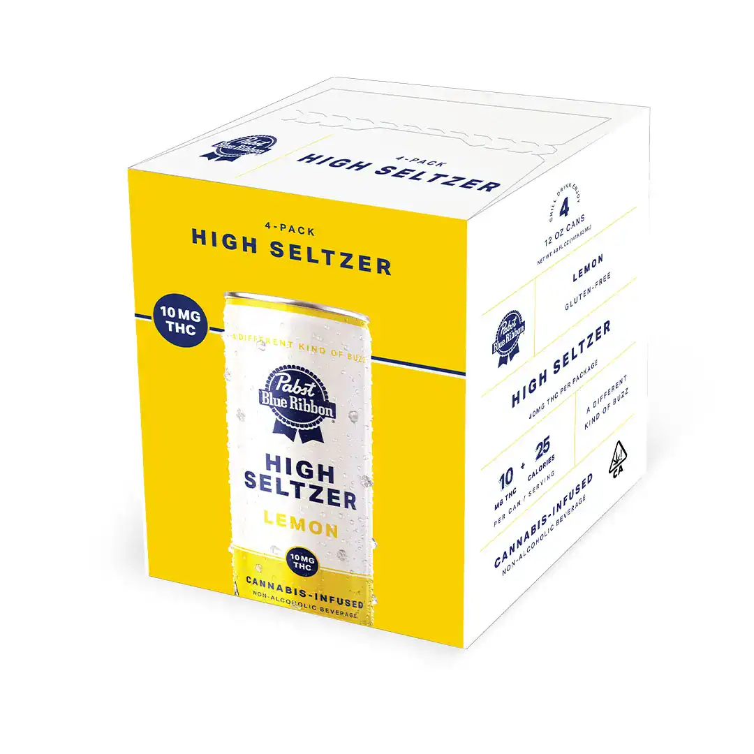PBR High Seltzer Lemon 4pk-Pabst Labs